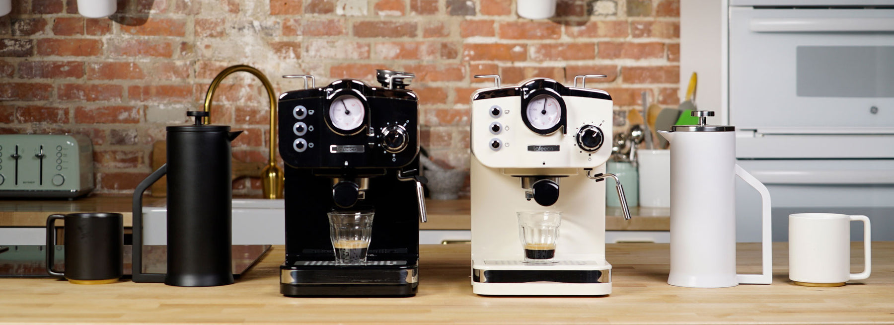 Buy 19 Bar Espresso Machine Coffee Maker with Milk Frother Online – Lafeeca