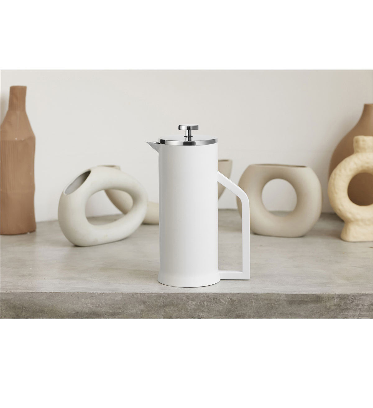 Lafeeca-French-Press-Coffee-Maker-Stainless-White-SS4