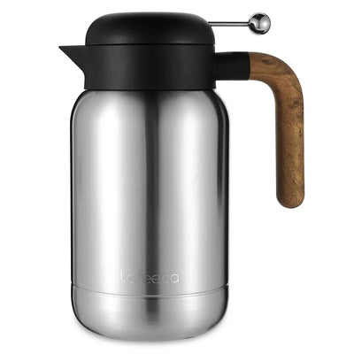 Lafeeca Aura Thermal Coffee Carafe Stainless Steel, 1.5 L – double-wall vacuum insulated stainless steel coffee carafe