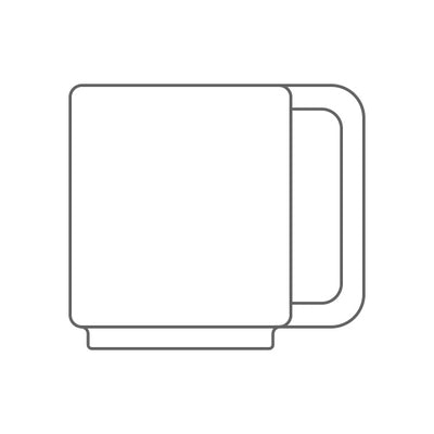 Buy Ceramic Coffee Mug Online | Set of 2 Combo at lowest PRICE: Lafeeca Metallic Chrome