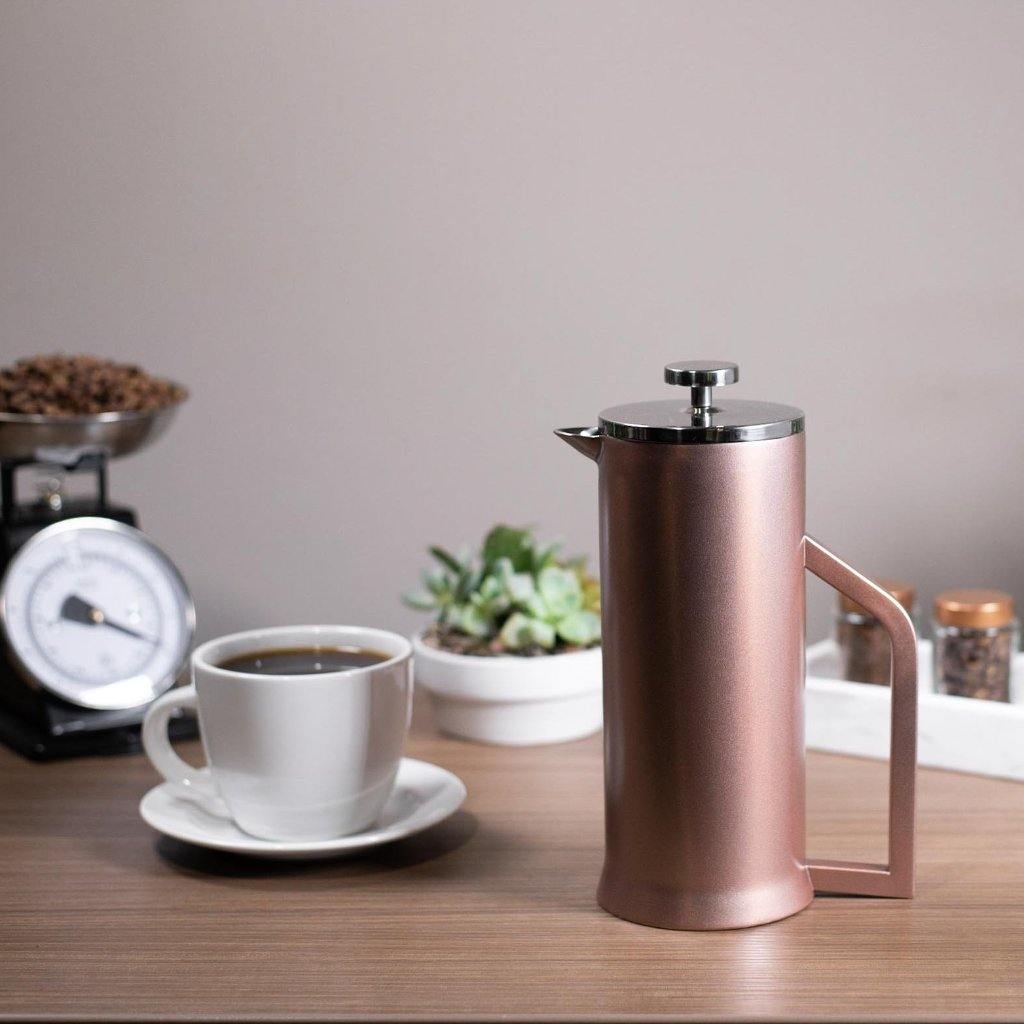 Copper New Stainless Steel French Press 12oz Coffee Plunger Pot Tea Brewer  Maker