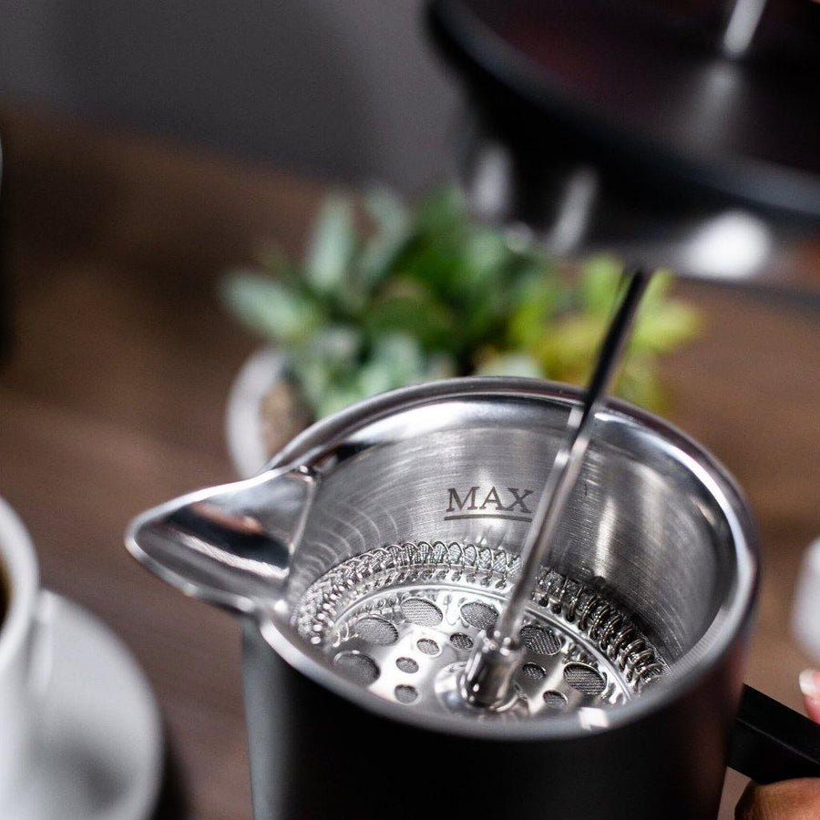 French Press Coffee Maker Stainless Steel Lafeeca