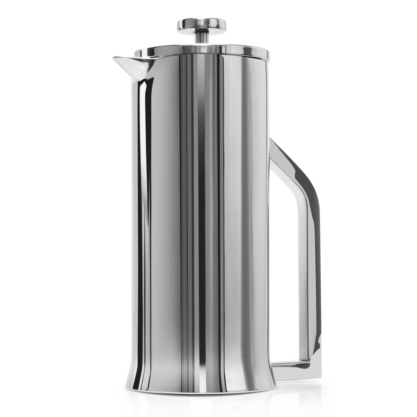 French Press Double Insulated 310 Stainless Steel Coffee Maker 4 Level  Filtration System, No Coffee Grounds, Rust-Free, Dishwasher Safe