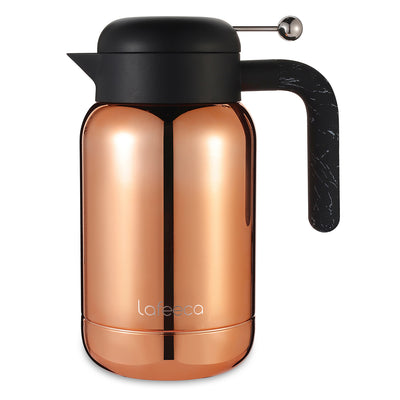 Lafeeca Aura Thermal Coffee Carafe Sunburst Copper, 1.5 L – double-wall vacuum insulated stainless steel coffee carafe