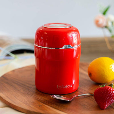 Lafeeca Airtight Coffee Canister Red – stainless canister for coffee, tea and snacks